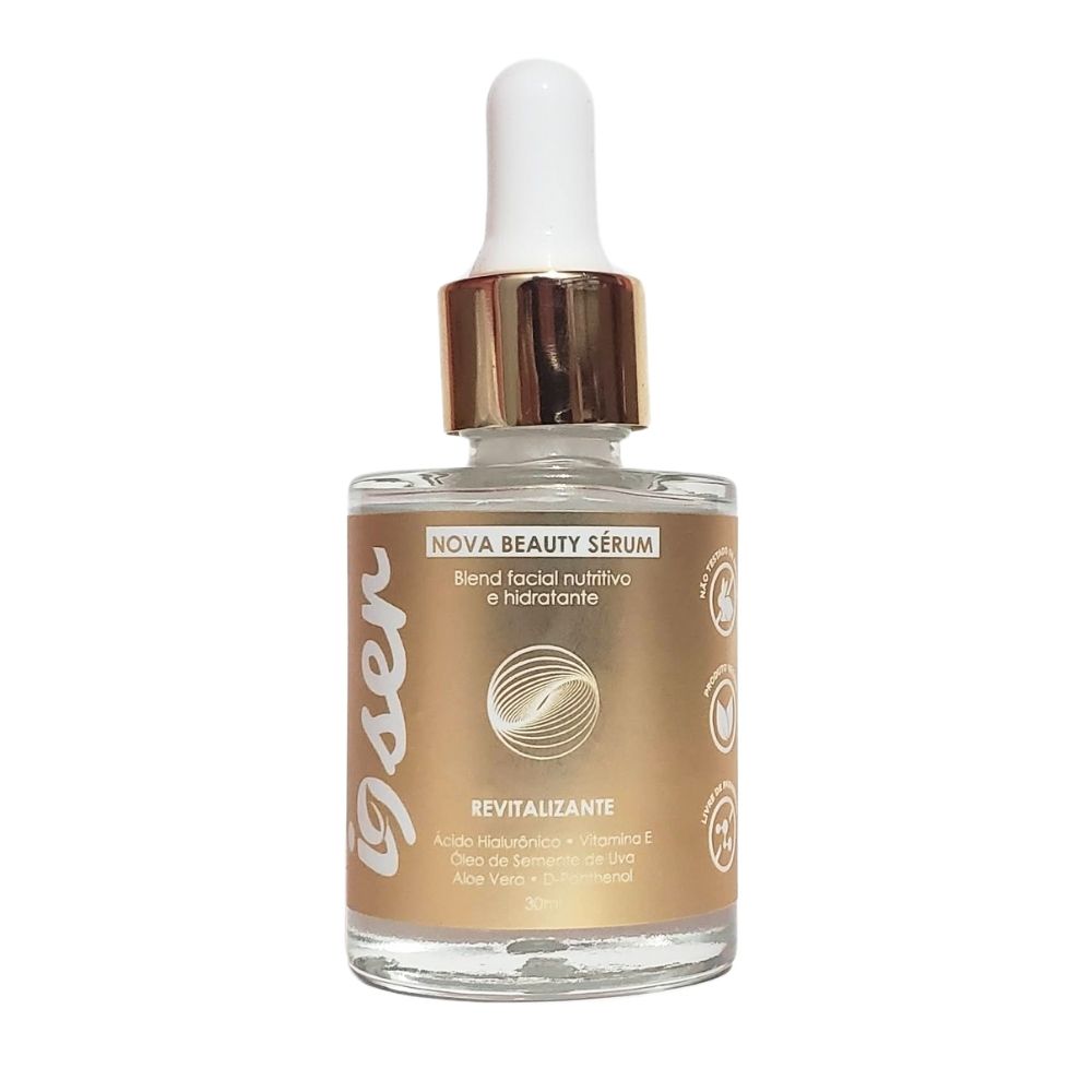 Frasco do Nova Beauty Sérum com conta-gotas